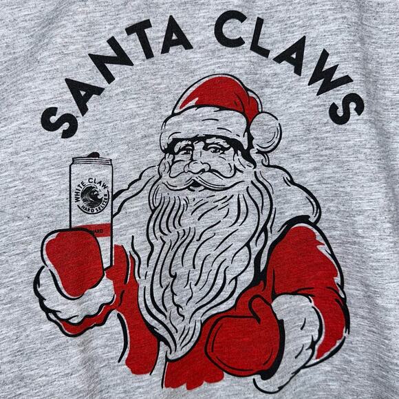 NEW Santa Claws Christmas Pullover Sweatshirt Size XL - Picture 3 of 10